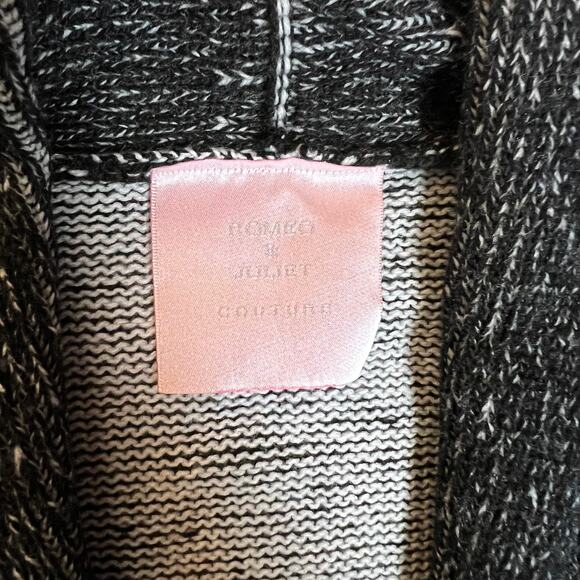 Romeo & Juliet Couture Open Front Long Line Knit Cardigan Size XS Academia Cozy - Picture 4 of 8